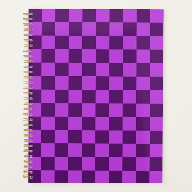  Explorez l'audace du damier violet  (Devant)
