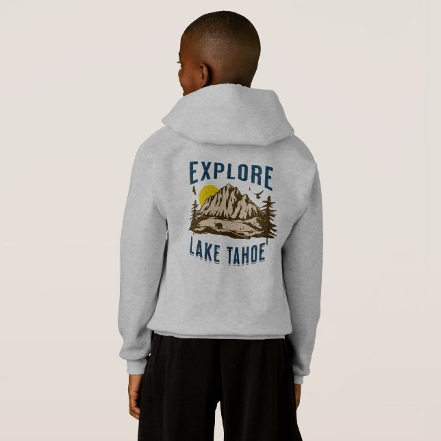 Explorez le lac Tahoe Mountains California Nevada (Dos entier)
