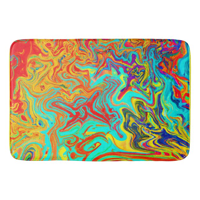 Exploring Abstract Design Concepts Bath Mat (Front)