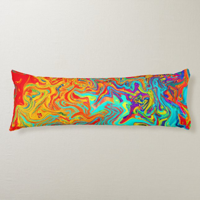 Exploring Abstract Design Concepts Body Pillow (Front)