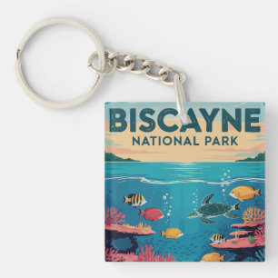 Exploring Biscayne National Park Florida Waters Keychain