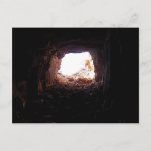 Exploring caves as actor Sean Penn explores/eats.. Postcard