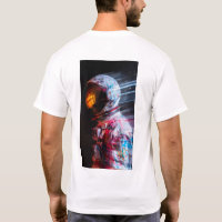 Exploring Mars - Astronaut Motion Blur T-Shirt