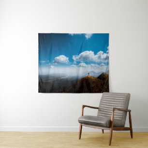 Exploring new heights tapestry