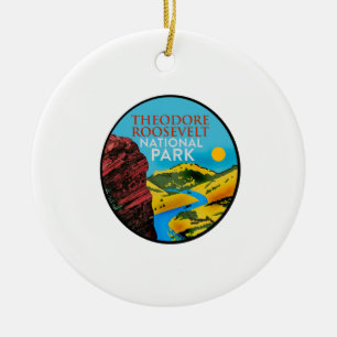 EXPLORING NEW WILDS CERAMIC ORNAMENT