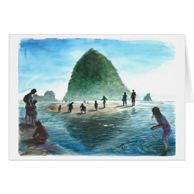 Exploring Oregon Beach (Front Horizontal)