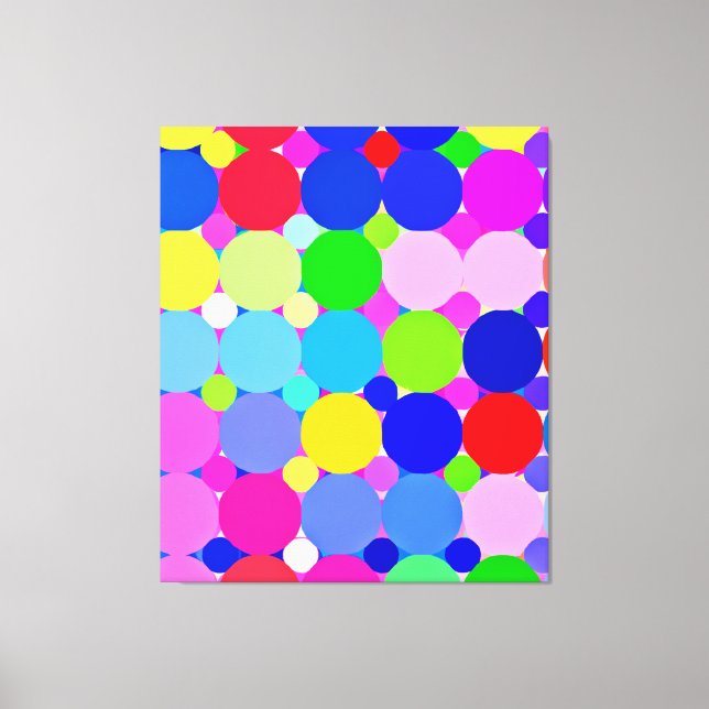 Exploring Our Stylish Colourful Patterns Art Canvas Print (Front)
