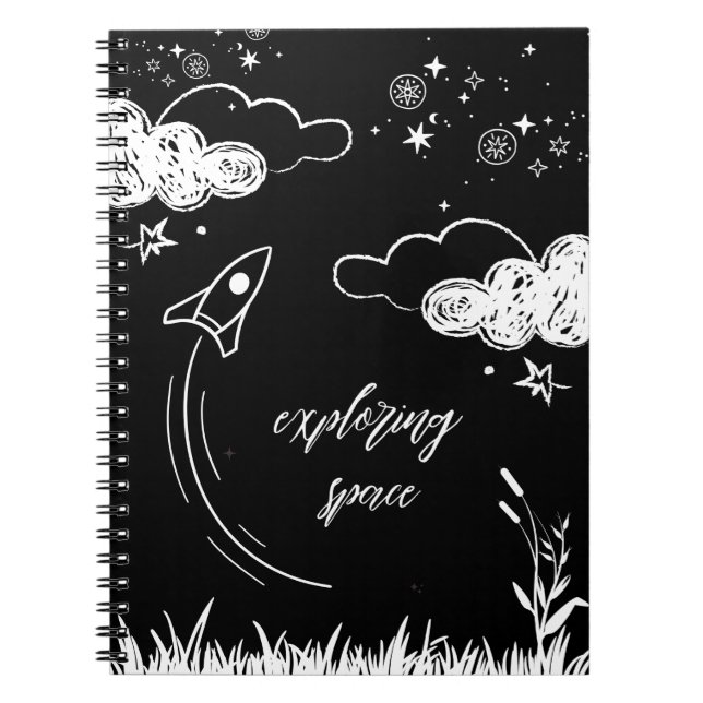 exploring space notebook (Front)