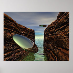 Exploring the Coastline Poster