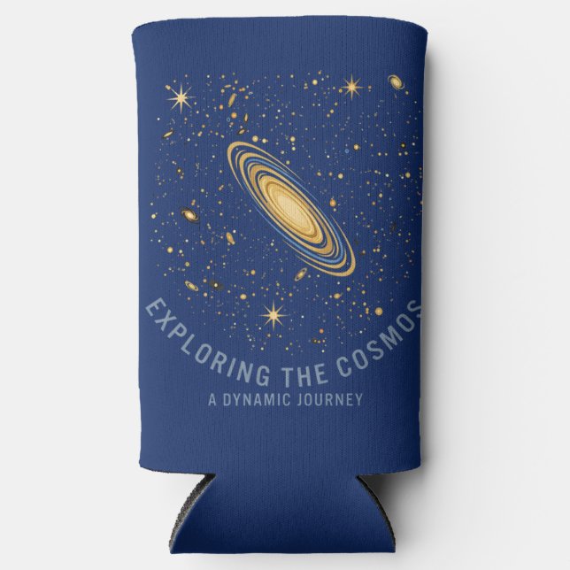 Exploring the Cosmos Rubin Observatory Galaxy Scie Seltzer Can Cooler (Front)
