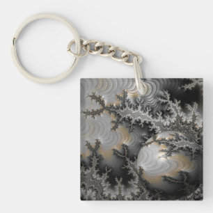 Exploring the Mandelbrot Realm Keychain