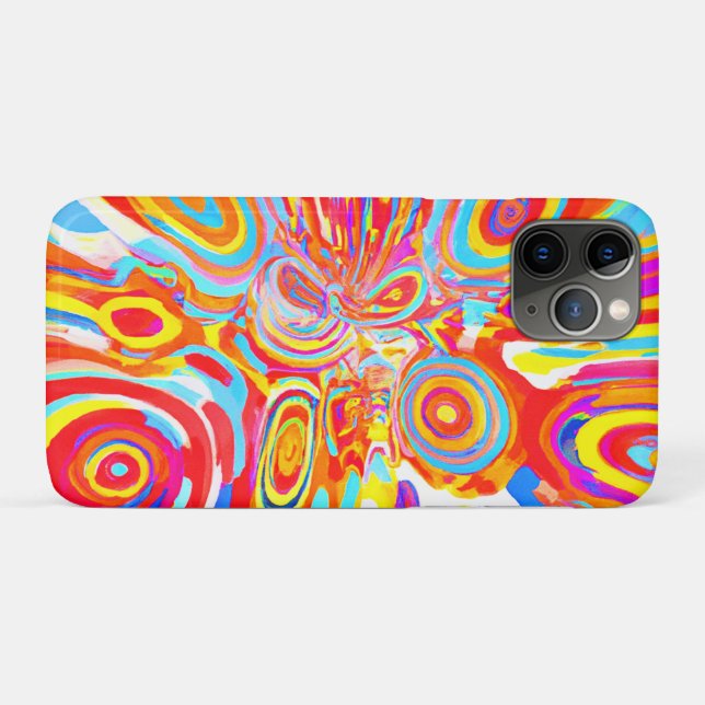 Exploring Vibrant Colourful Pattern Case-Mate iPhone Case (Back (Horizontal))