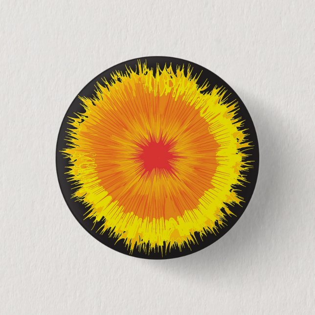 Explosion 1 Inch Round Button (Front)