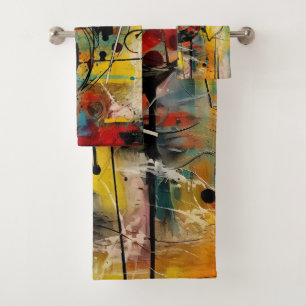 Explosion Abstraite de couleurs vives et dynamique