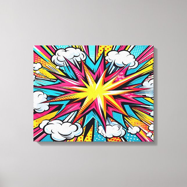 Explosion Canvas Print (Front)