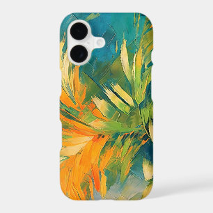 Explosion de palmier abstrait – Énergie tropicale
