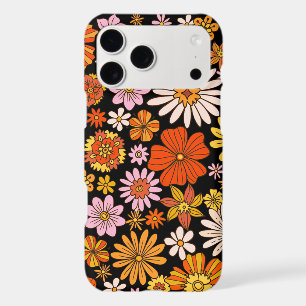 Explosion Florale Vintage – Fleur Rétro Colorée