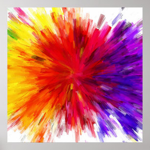 Explosion of Color Poster