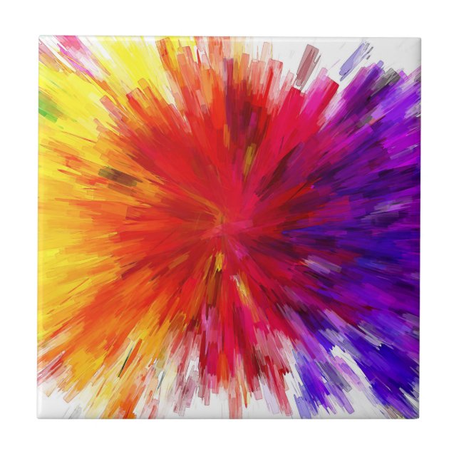 Explosion of Color Tile (Front)
