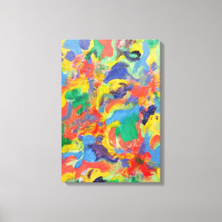 Explosion of Colors Canvas Print