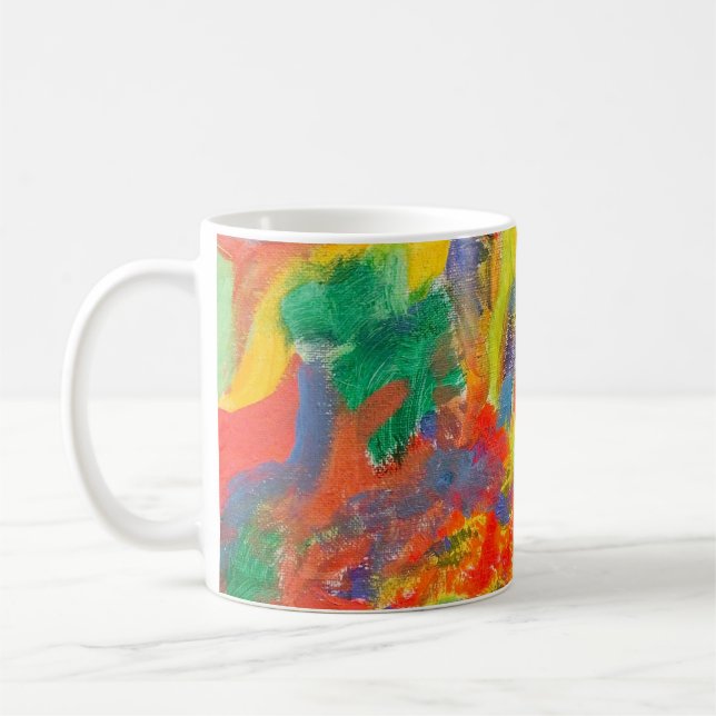 Explosion of Colors Coffee Mug (Left)