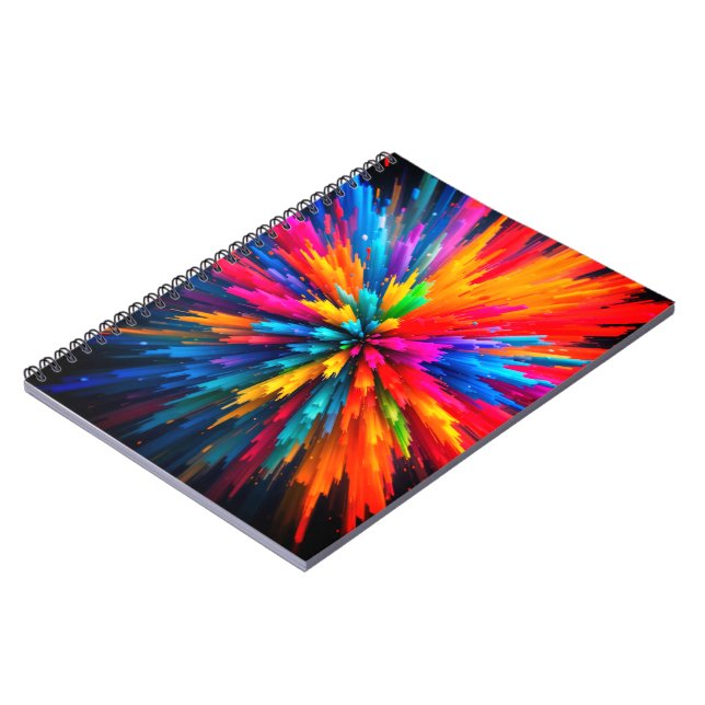 Explosion of Colors Notebook (Left Side)