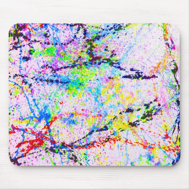 Explosion of colours mouse pad (Front)