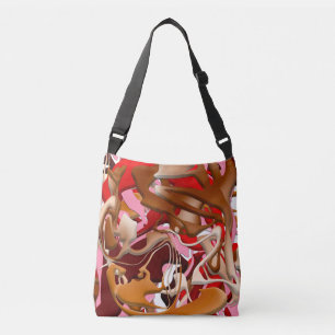 Explosion of Frozen Flavors Crossbody Bag
