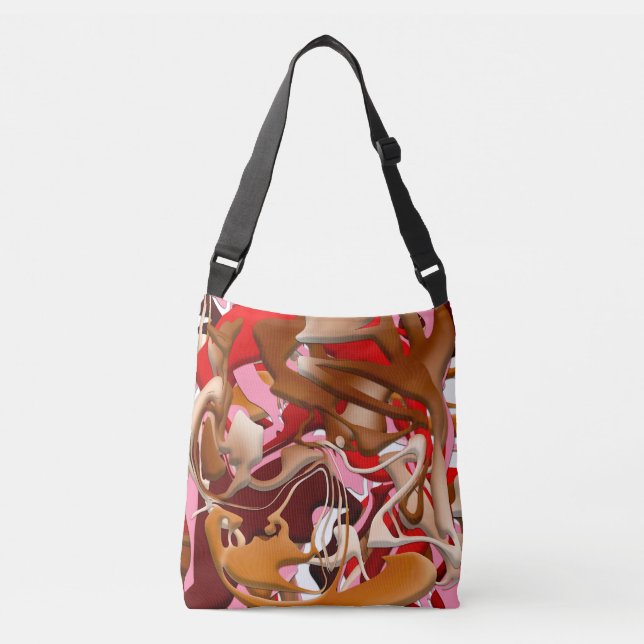 Explosion of Frozen Flavors Crossbody Bag (Front)