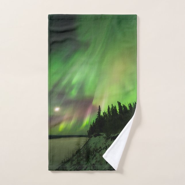 Explosive Aurora Hand Towel (Hand Towel)