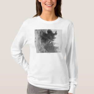 Explosive Blast on Side of Mountain During T-Shirt