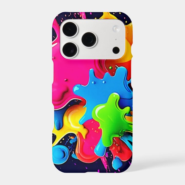 Explosive Colour Splash Art (Back)