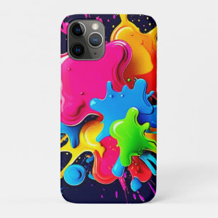 Explosive Colour Splash Art iPhone 11 Pro Case