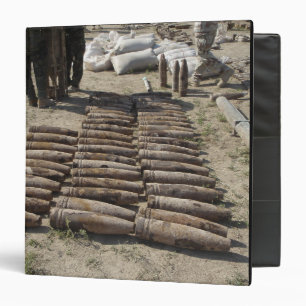 Explosive devices are identified and inventorie binder