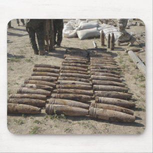 Explosive devices are identified and inventorie mouse pad