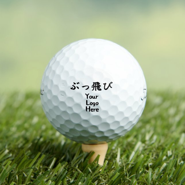 Explosive Distance (Buttobi) Japanese Kanji Golf Balls (Insitu Tee)