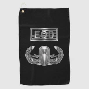 Explosive Ordnance Disposal Basic EOD Badge Golf Towel