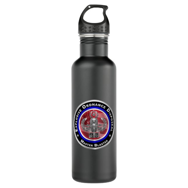 Explosive Ordnance Disposal (EOD)  710 Ml Water Bottle (Front)