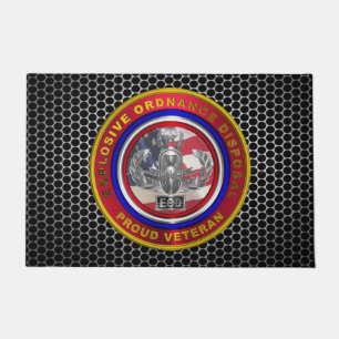 Explosive Ordnance Disposal (EOD) Veteran Doormat