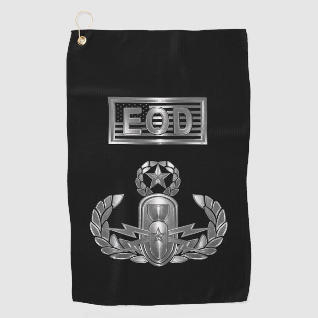 Explosive Ordnance Disposal “Master Blaster” Golf Towel (Front)