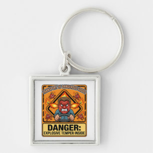 Explosive Temper Trucker ADR Hazmat Keychain