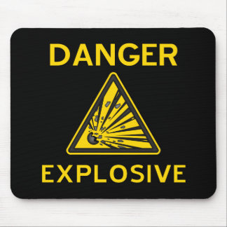 Explosive Warning Mousepad