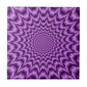 Explosive Web in Purple tile