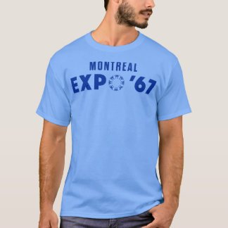 Expo 67 Montreal Worlds Fair O Icon Blue T-Shirt