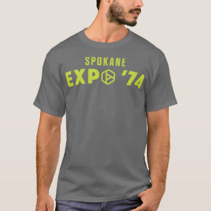 Expo 74 Spokane Worlds Fair O Icon Green T-Shirt