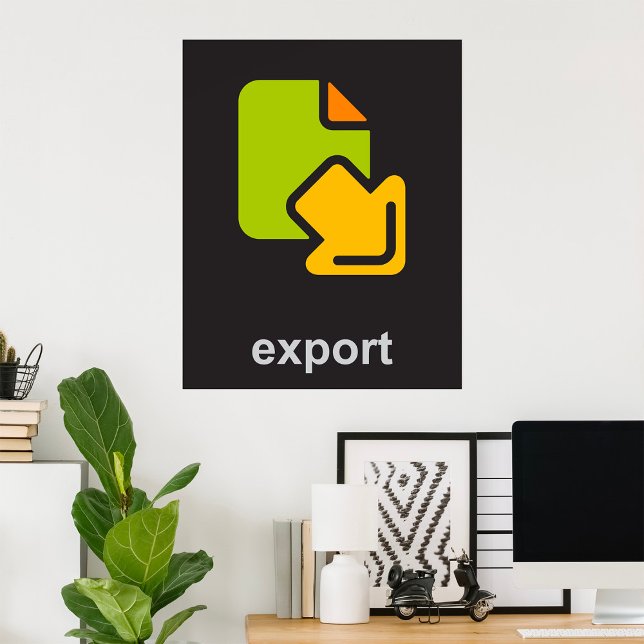 Export Icon Poster (Creator Uploaded)