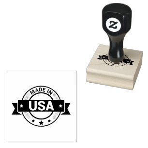 Export MADE IN USA Seal Jet Black Colour Smooth In Rubber Stamp