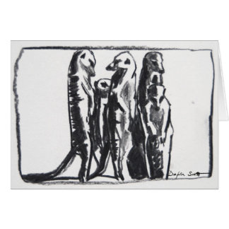 Exposant au soleil des meerkats - carte