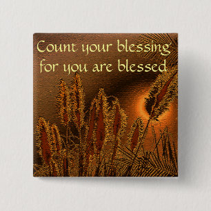 Expose feelings # 10-Golden__ 2 Inch Square Button