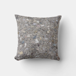 Exposed Aggregate (printed, not made of concrete) Throw Pillow